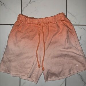victoria’s secret pink peach/orange ombré classic shorts